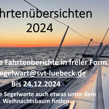 Fahrtenübersichten  2024