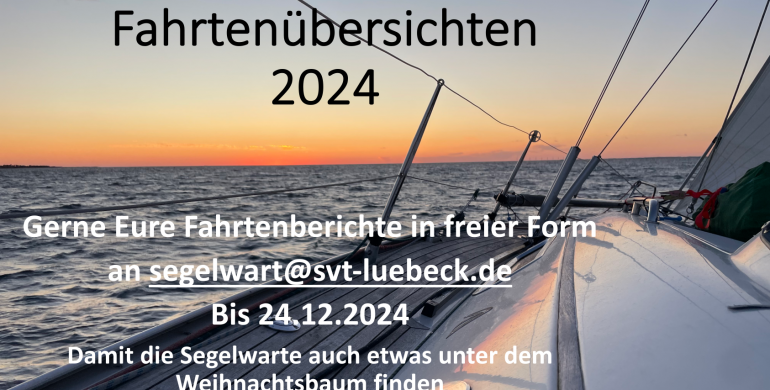 Fahrtenübersichten  2024