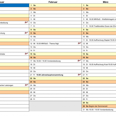 Kalender 2025