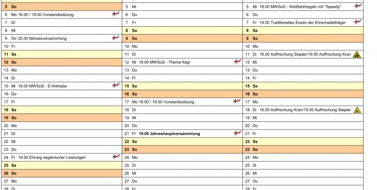 Kalender 2025