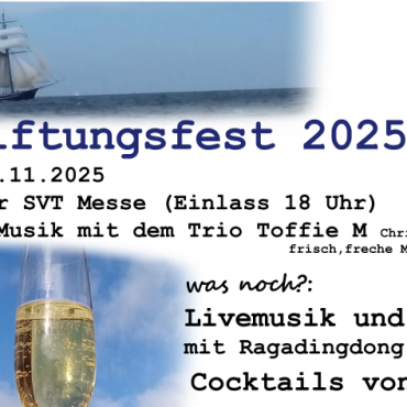 123. SVT-Stiftungsfest 2025 am Samstag, den 29. November 2025
