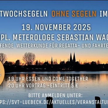 1.Mittwochs-Segeln ohne Segeln 2025/26 im SVT