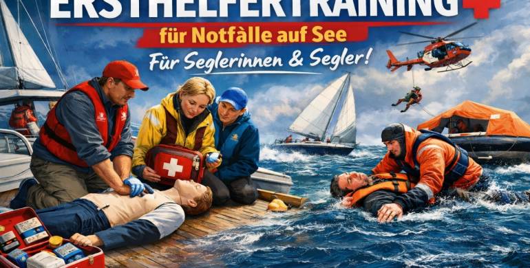 Achtung – Neuer Termin – Ersthelfertraining für Notfälle auf See